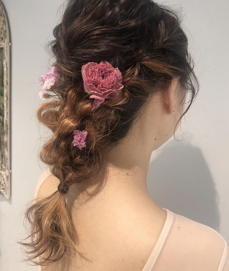 HAIR SALON [Alice] » Blog Archive » 結婚式ヘアセット♣